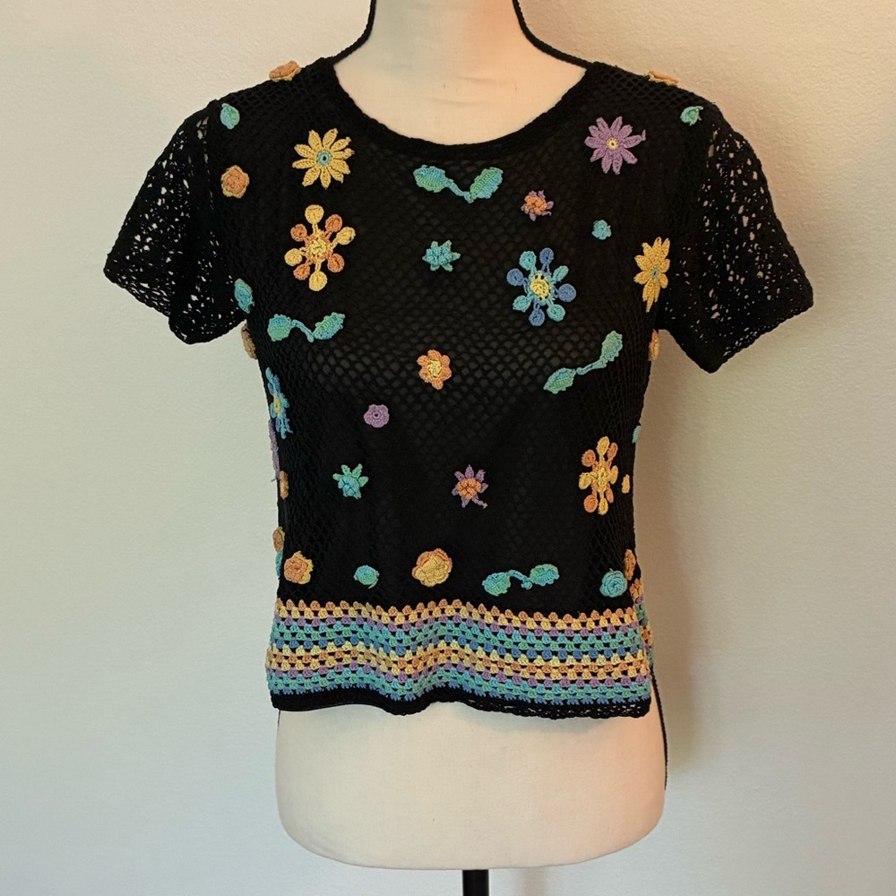 Vintage Valenti Crochet Top